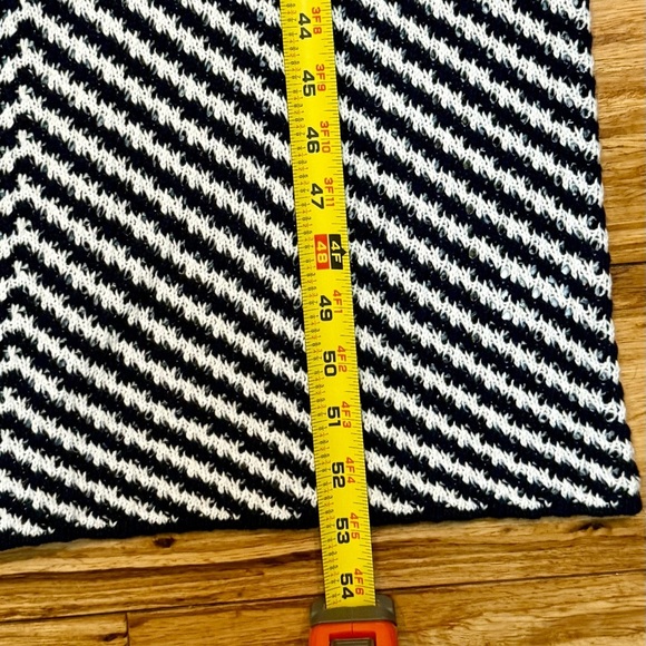 NWT House of Harlow 1960 Crochet‎ Sleeveless Maxi Dress White & Navy Size M - Picture 9 of 9